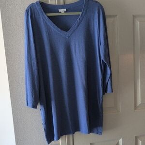 JJill XLTall Periwinkle Blue Tunic